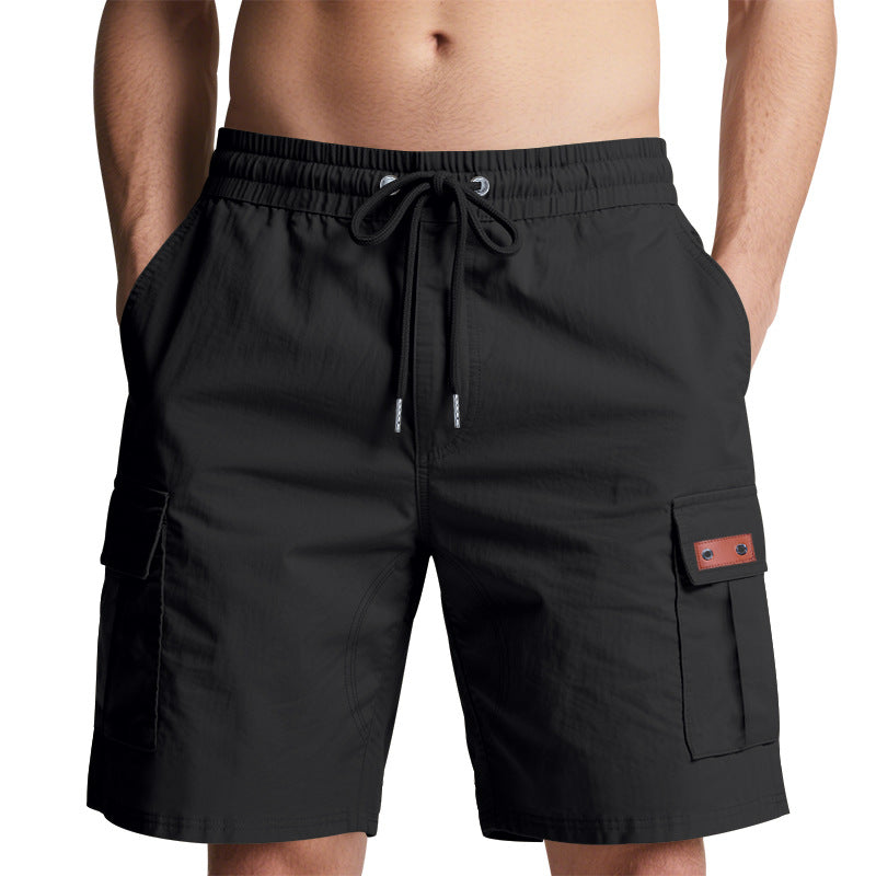 Herren Cargo-Shorts mit elastischem Bund und praktischen Taschen R&B