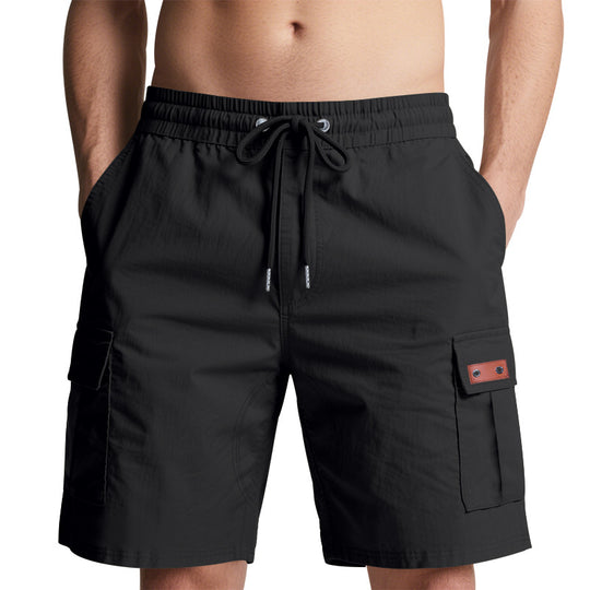 Herren Cargo-Shorts mit elastischem Bund und praktischen Taschen R&B