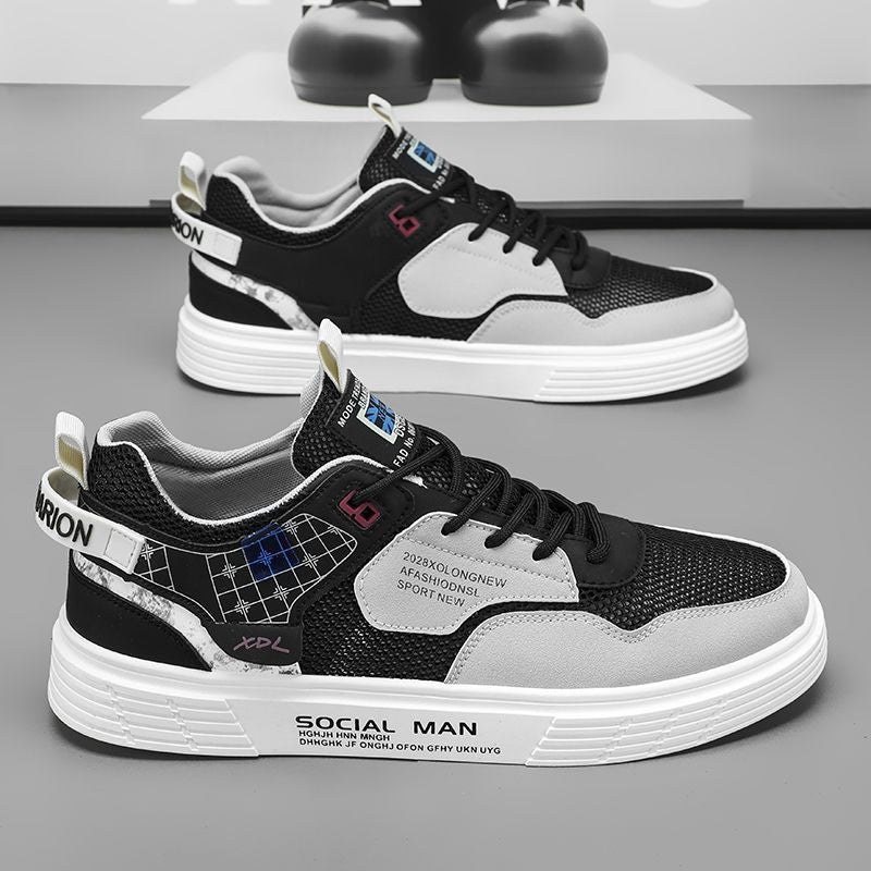 Damen Sportliche Sneakers mit atmungsaktivem Netzmaterial und modischem Design R&B