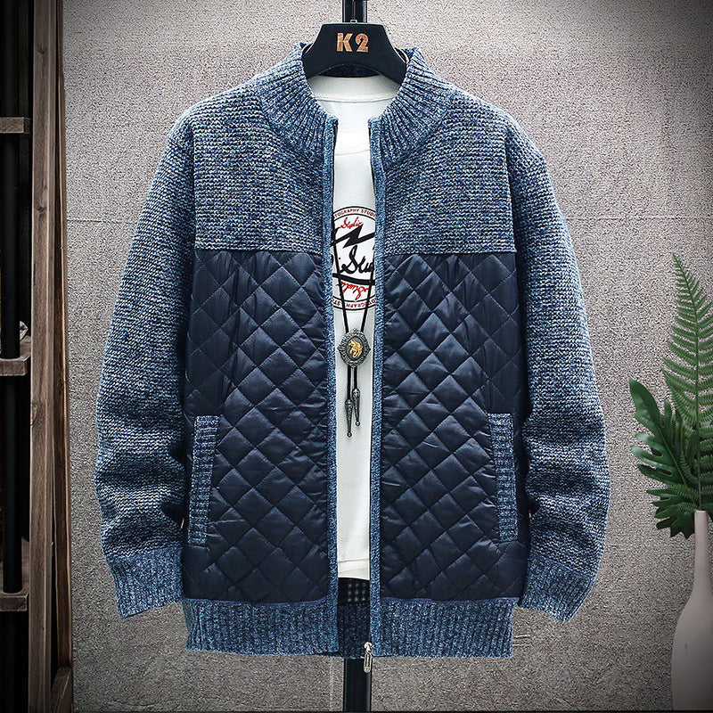 Herren gesteppte Freizeitjacke mit strukturiertem Obermaterial R&B