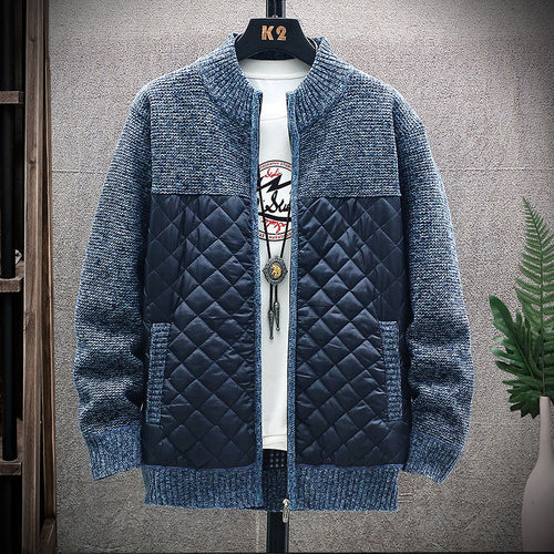 Herren gesteppte Freizeitjacke mit strukturiertem Obermaterial R&B