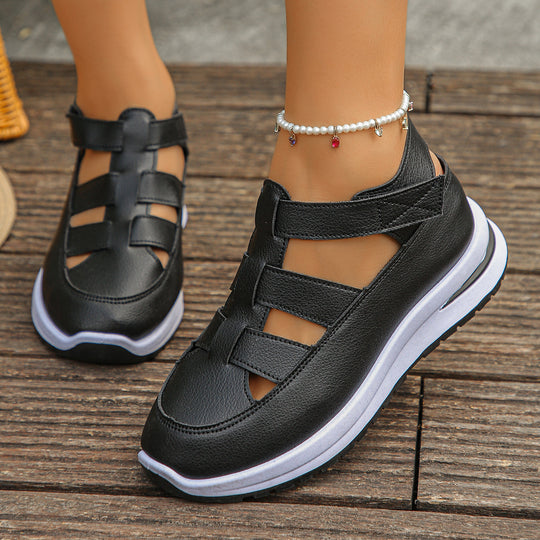 Damen bequeme Sport-Sandalen mit elastischen Riemen R&B