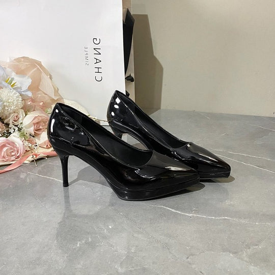 Damen elegante spitze Pumps R&B