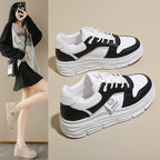 Damen Plattform Sneakers mit auffälligem Design und gepolsterter Sohle R&B