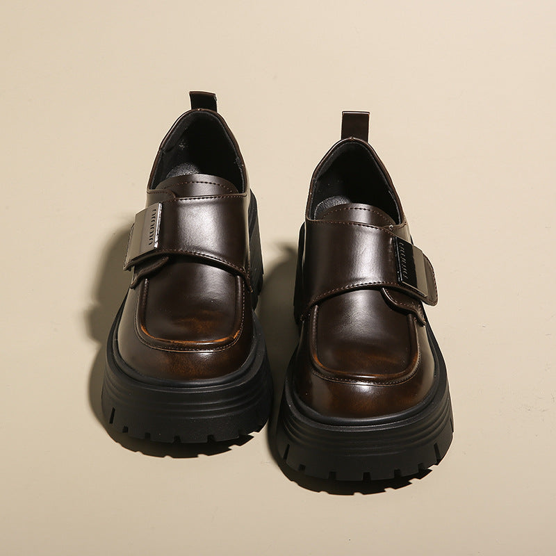 Damen Trendige Stiefeletten mit robuster Profilsohle und modischem Riemenverschluss R&B