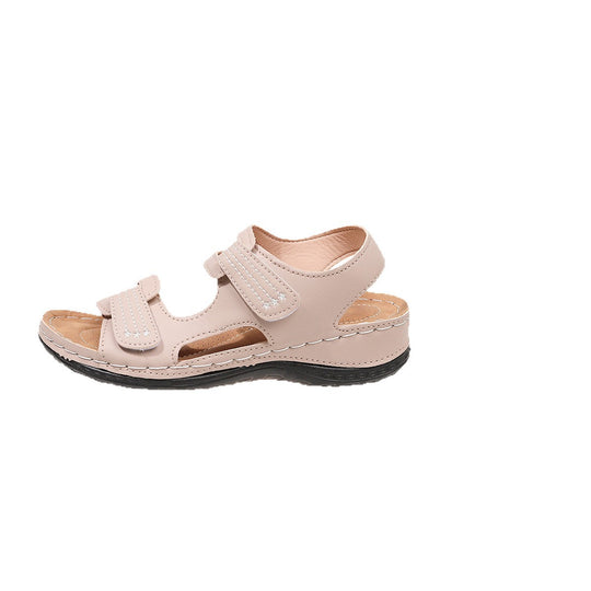 Damen Komfortable Klett-Sandalen mit anatomischer Fußbettgestaltung R&B
