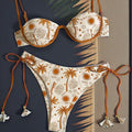 Damen Bikini-Set mit verstellbaren Trägern und charmanten Muschelverzierungen R&B