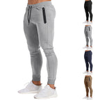Herren sportliche Fitness-Hose mit atmungsaktiven Einsätzen und praktischen Reißverschlusstaschen R&B
