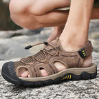 Damen Atmungsaktive Trekking-Sandalen mit stoßdämpfendem Fußbett und verstellbarem Schnellschnürsystem R&B