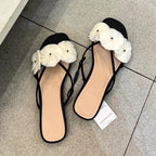 Damen Elegante Sandalen mit floralen Applikationen R&B