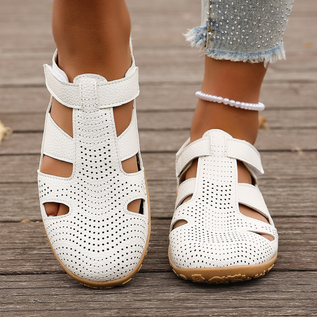 Damen Leichte und atmungsaktive Sandalen mit verstellbarem Riemen R&B