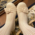 Damen Ballerinas mit zarten Spitzenakzenten und süßem Schleifendetail R&B