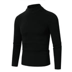 Herren Rollkragenpullover mit geripptem Design R&B