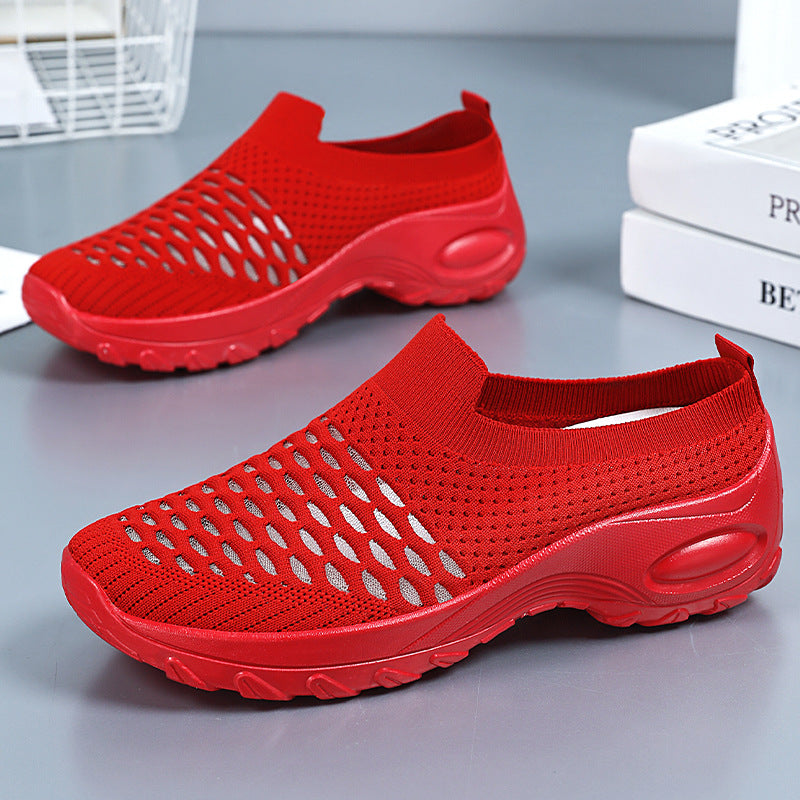 Damen Atmungsaktive Slip-On Sneakers mit flexiblem Sohlenkomfort R&B