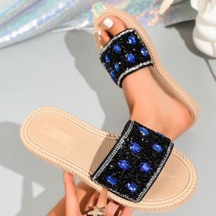 Damen Glitzernde Riemchen-Sandalen R&B
