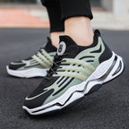 Damen Sportliche Sneakers mit atmungsaktiver Oberflächenstruktur R&B