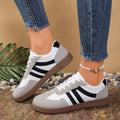 Damen sportliche Sneakers mit atmungsaktiver Oberflächenstruktur und rutschfester Laufsohle R&B