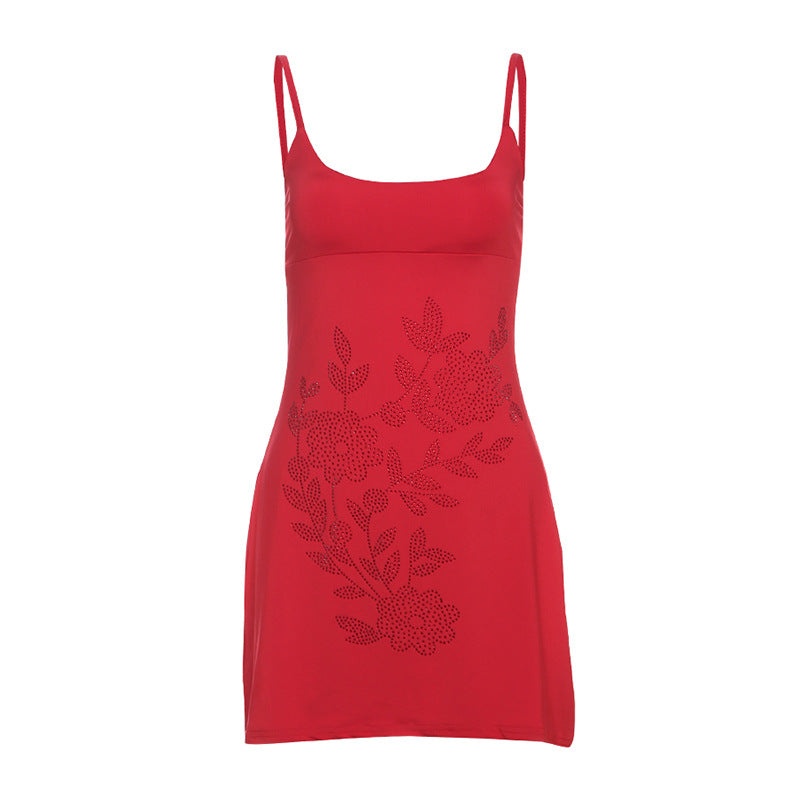 Damen Sommerkleid mit eleganter Blumenapplikation R&B