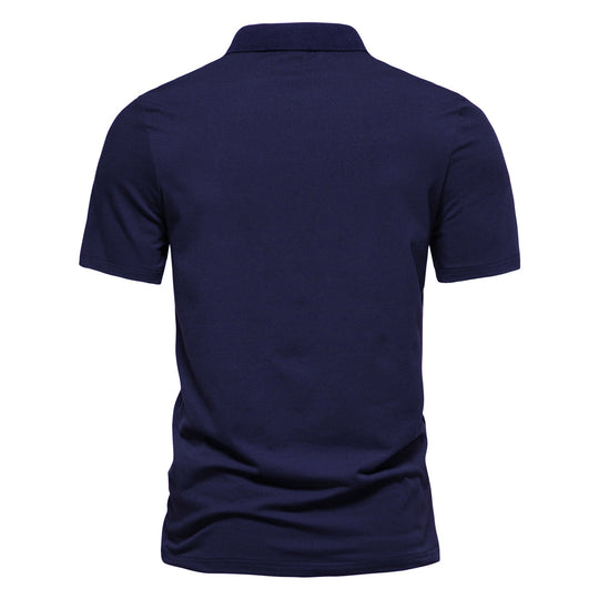 Herren Poloshirt mit kreativem Farbdesign und modischen Akzenten R&B
