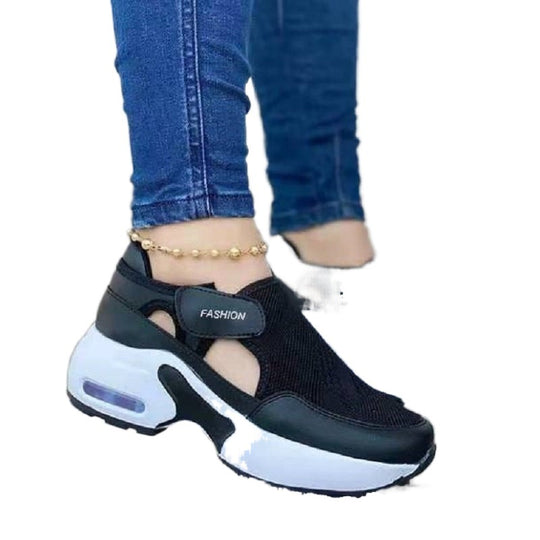 Damen Sportliche Sneakers mit atmungsaktiver Netzstruktur und rutschfester Sohle R&B