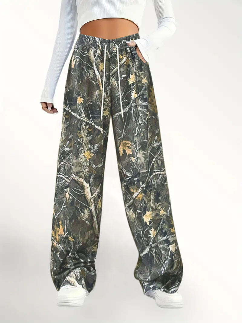 Damen Camouflage Freizeit-Hosen R&B