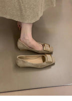 Damen Ballerinas mit elegantem Schnallen-Detail