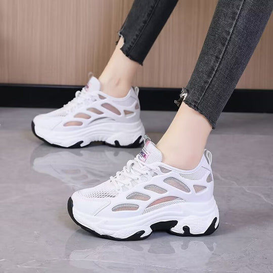 Damen Sportliche Sneakers mit atmungsaktiver Mesh-Oberfläche und komfortabler Dämpfung R&B