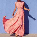 Damen Maxikleid mit unverwechselbarem Schnitt und elegantem Design R&B
