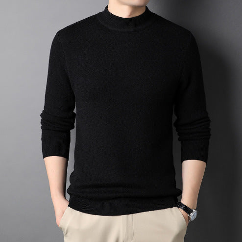 Herren Pullover mit hohem Kragen R&B