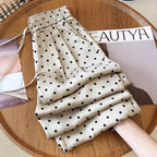 Damen Polka Dots Hose