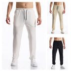 Herren Bequeme Freizeithose mit elastischem Bund und strukturiertem Design