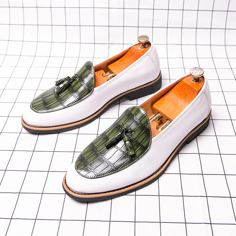 Damen Elegante Mokassins mit modischem Lederdesign und Quasten-Detail R&B