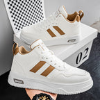 Damen Sportliche High-Top Sneakers mit gepolsterter Sohle und griffigem Profil