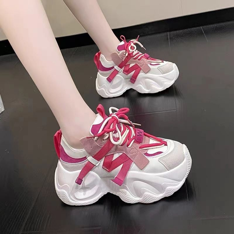 Damen Sportliche Chunky Sneakers mit innovativem Schnürsystem R&B