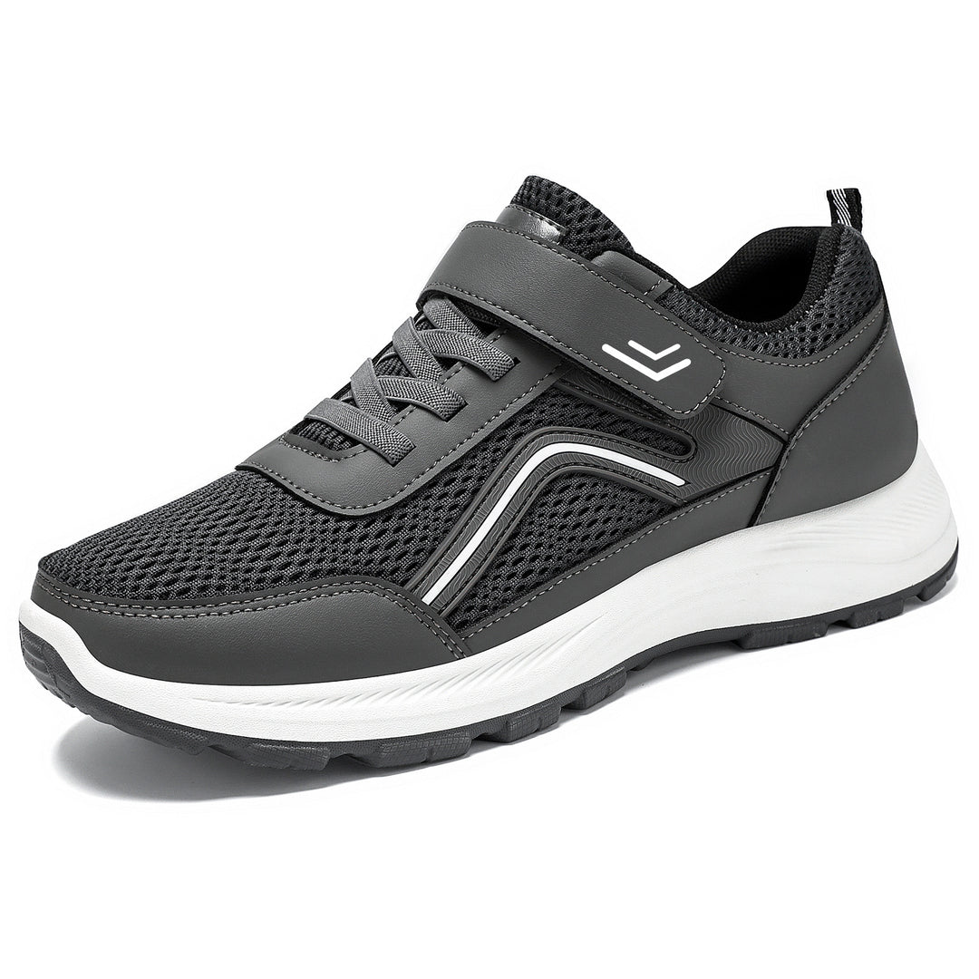 Damen Sportliche Sneaker mit elastischem Klettverschluss und atmungsaktivem Mesh-Obermaterial R&B