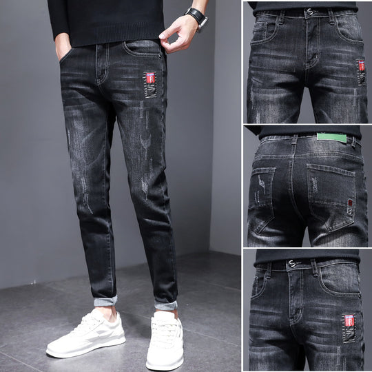 Herren Slim-Fit Jeans im modernen Waschdesign R&B
