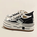 Damen trendy High-Top Sneakers R&B