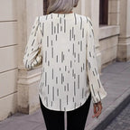 Damen Blusenshirt mit modischem Streifenmuster R&B