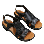 Damen Komfortable Wedge-Sandaletten mit atmungsaktiver Struktur und ergonomischem Fußbett R&B