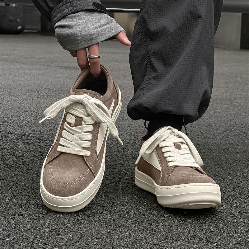 Damen modische Sneakers aus hochwertigem Wildleder mit zeitgemäßem Design R&B
