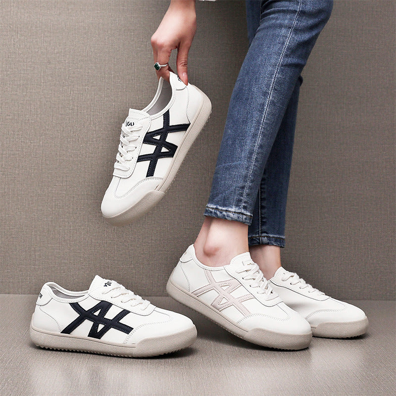 Damen Sportliche Sneakers mit modischem Einsatz und rutschfester Sohle R&B