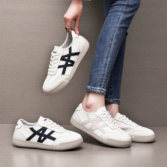 Damen Sportliche Sneakers mit modischem Einsatz und rutschfester Sohle R&B