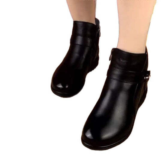 Damen Elegante und bequeme Stiefeletten mit modischem Riemen R&B