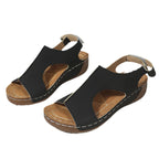 Damen offene Sandalen mit ergonomischer Sohlenkonstruktion und stylischem Schnitt R&B