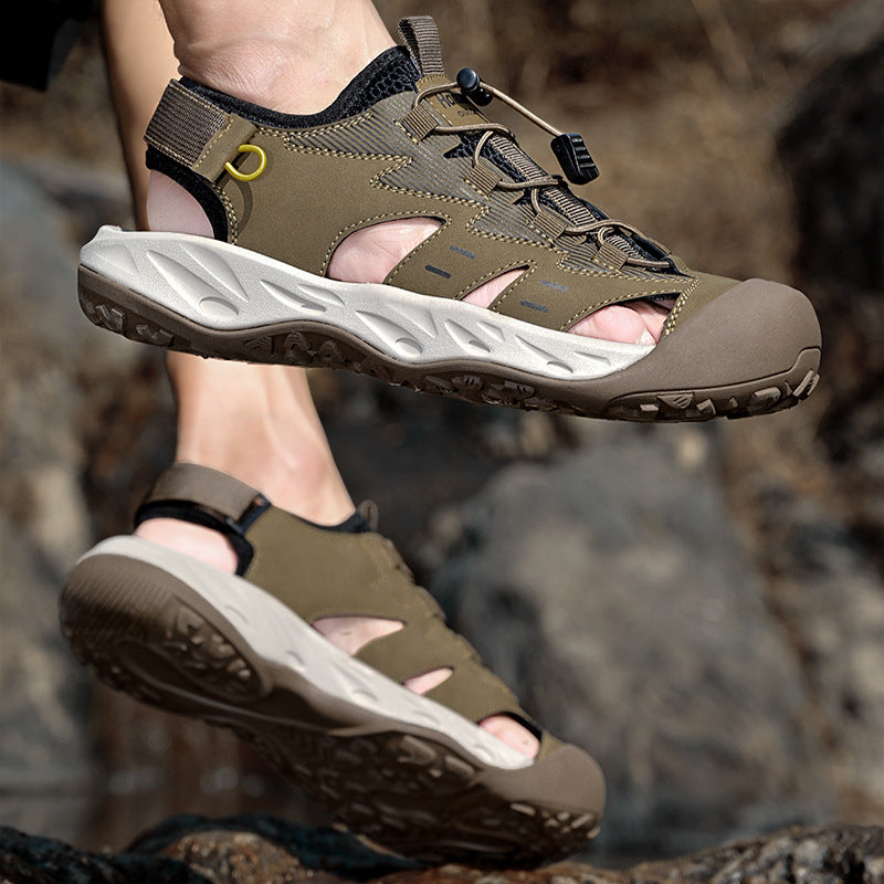Damen Sportliche Sandalen mit rutschfester Sohle und anatomischer Fußbettung R&B