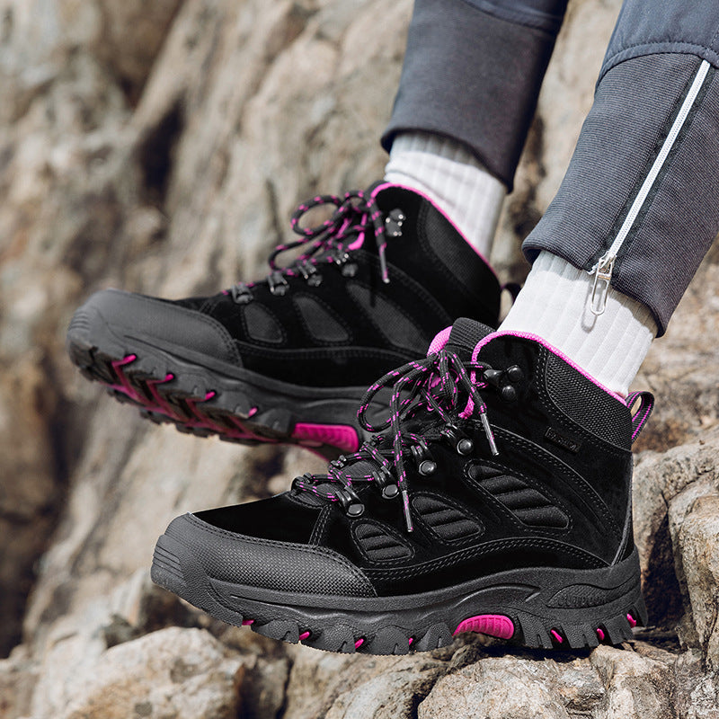 Damen langlR&Bige Wanderschuhe mit hochgriffiger Sohle R&B