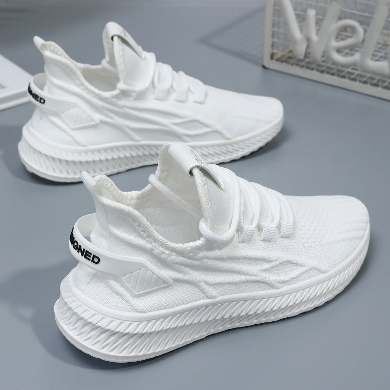 Damen Atmungsaktive Lauf-Sneaker mit flexibler Sohle und Knit-Obermaterial R&B