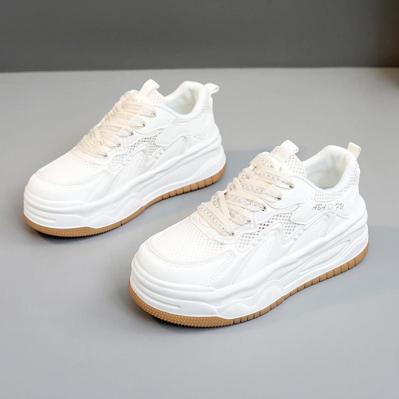 Damen Sportliche Sneakers mit atmungsaktiver Mesh-Oberfläche und dämpfendem Sohlenprofil R&B