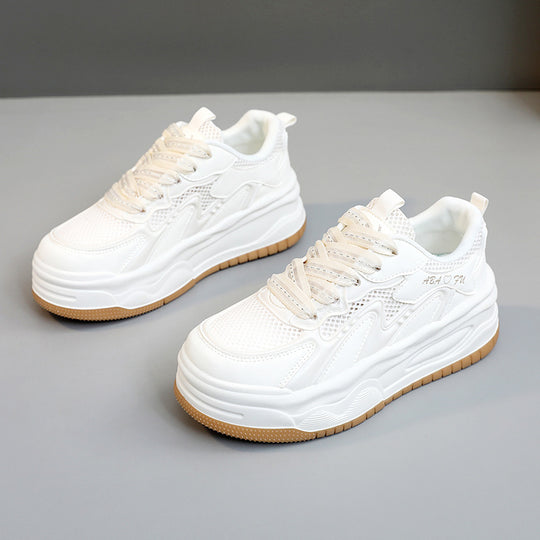 Damen Sportliche Sneakers mit atmungsaktiver Mesh-Oberfläche und dämpfendem Sohlenprofil R&B