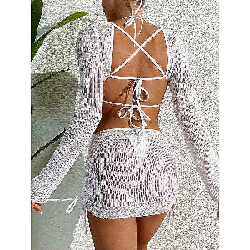 Damen Baderock mit offenen Seiten und modischem Ringdetail R&B